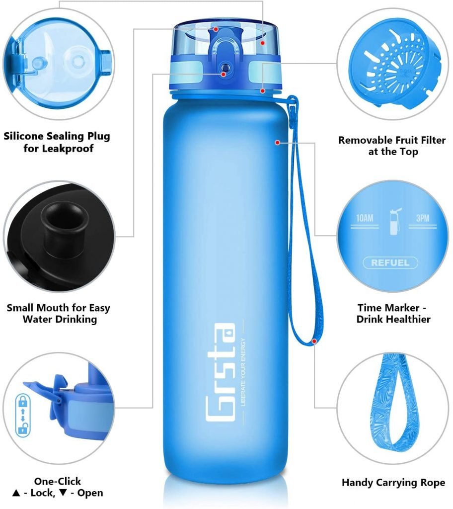 botella de plástico sin BPA